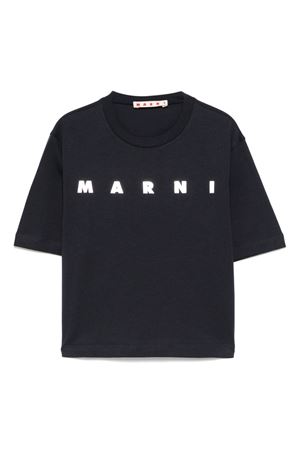 blue cotton tshirt MARNI KIDS | M01317M00HZ0M803